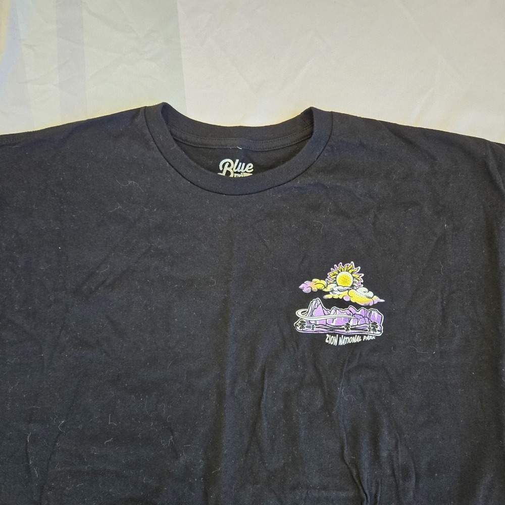 Retro Zion National Park Shirt Vintage Hiking and Camping T-Shirt Mens Sz XL New - Picture 2 of 6